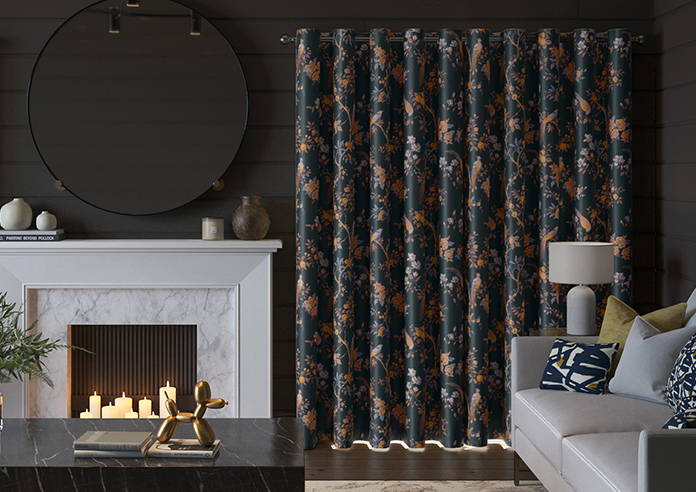 Orientalis, Jet - Made to Measure Curtains - Image 7